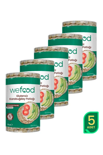 Wefood Karabuğday Patlağı 100 Gr 5'li ürün görseli 1