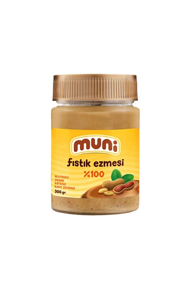 muni %100 Fıstık Ezmesi, 300 G ürün görseli 1
