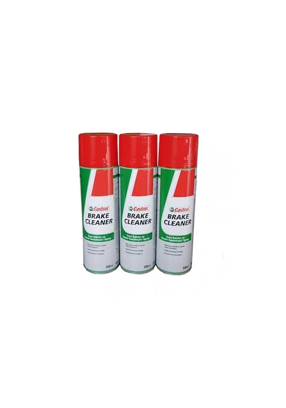 Castrol Fren Balata Ve Genel Temizleyici Sprey 500 Ml 3Lü Set ürün görseli 1