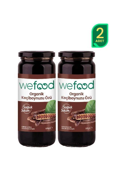 Wefood Organik Keçiboynuzu Özü 640 gr (Soğuk Sıkım) 2'li ürün görseli 1