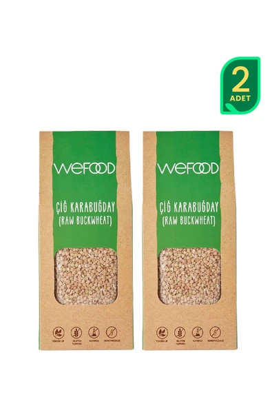 Wefood Glutensiz Çiğ Karabuğday Tanesi 400 gr 2'li ürün görseli 1