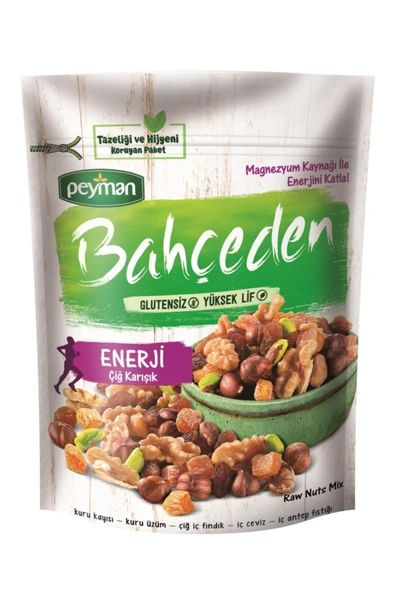 Peyman Bahçeden Enerji Çiğ Karışık Kuruyemiş 140 Gr ürün görseli 1
