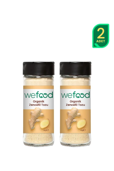 Wefood Organik Zencefil Tozu 45 gr 2'li ürün görseli 1
