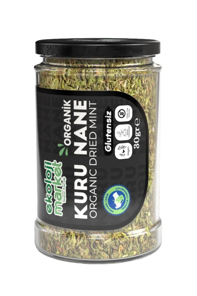 Ekoloji Market Organik Glutensiz Kavanoz Nane 30 gr ürün görseli 1