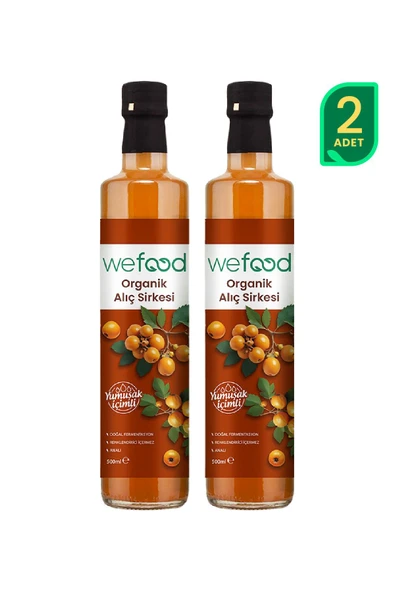 Wefood Organik Alıç Sirkesi 500 ml 2'li ürün görseli 1