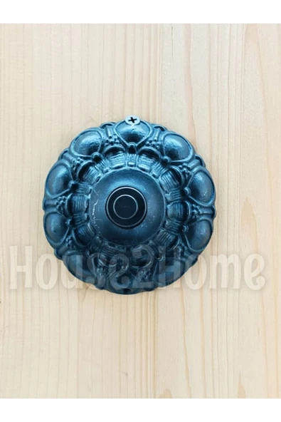 HOUSE2HOME El Yapımı Pirinç Kapı Zili Oksit ürün görseli 1