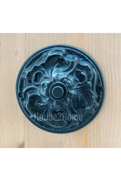 HOUSE2HOME El Yapımı Pirinç Kapı Zili Oksit ürün görseli 1