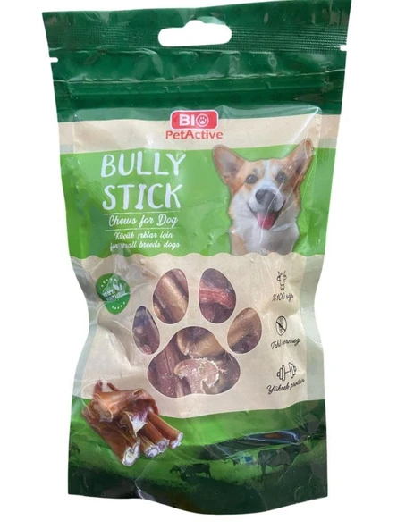 Bio Pet Active Bully Stick Küçük Irk Sığır Kamışı Köpek Ödülü 100 Gr ürün görseli 1