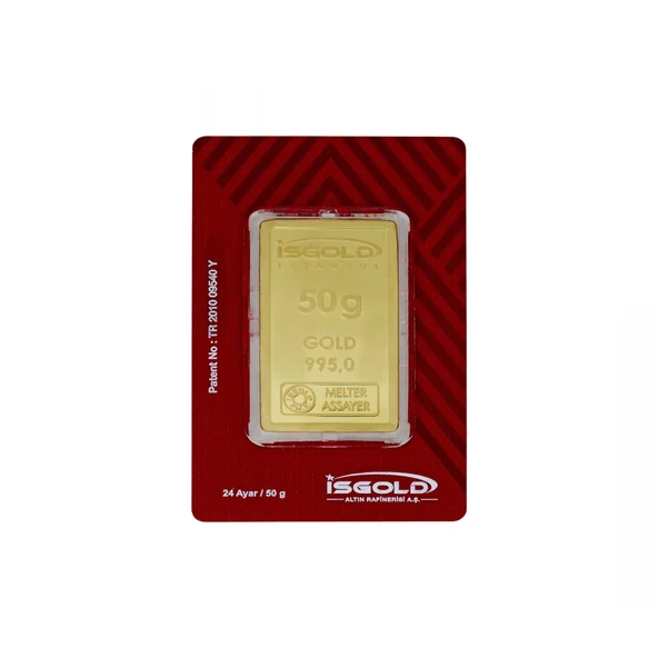 50 Gram Külçe Altın  24 Ayar ürün görseli 1