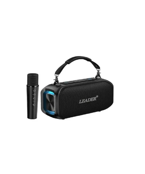 LEADER LP120 IPX5 RGB Bluetooth USB AUX FM Radyo Kablosuz Mikrofon TAŞINABİLİR TOPLANTI AMFİSİ ürün görseli 1