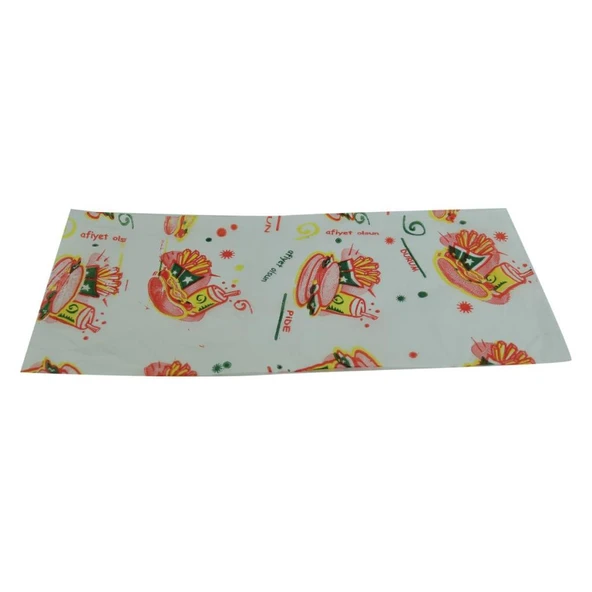 Bursa Plastik Bursburger Pide Lahmacun Burger Kokoreç Döner Ekmek Hışır Poşeti 13X26 1000 Adet ürün görseli 1