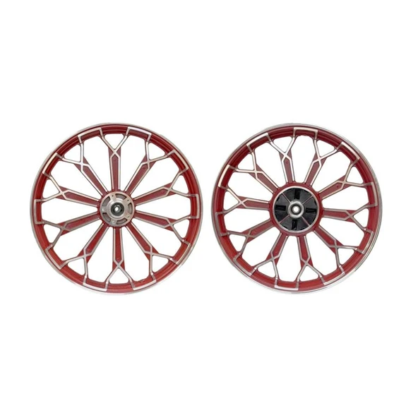 Cg 18-18 Ön Disk Arka Kampna Modifiye Alüminyum Jant Takımı Kırmızı 1.60X18-1.85X18 ürün görseli 1