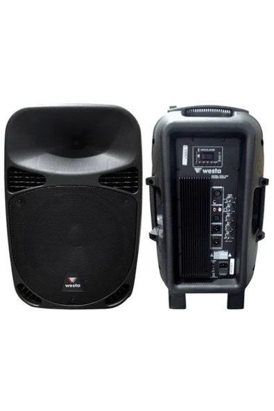 WESTA Wsa-12a 300 Watt Usb/sd/bluetooth Destekli 30 Cm Iki Yollu Aktif Kabin Hoparlör ürün görseli 1