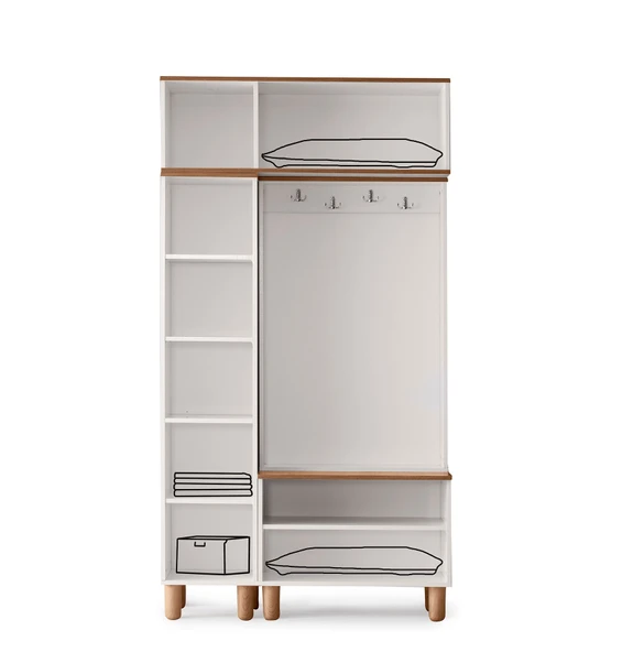 MANGO MDF PORTMANTO - Resim 4