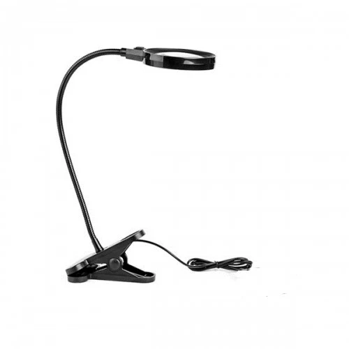 12 Led Clipslı Işıklı Büyüteç Işıklı Masa Lambası Çalışma Lambası ürün görseli 1
