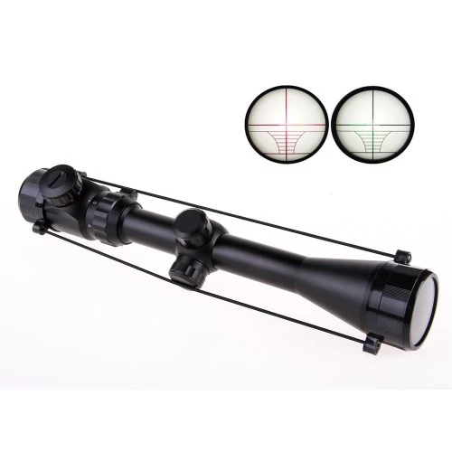Spike  3-9x40 Zoomlu Çıft Işıklı Dürbün Ve Montaj Kelepçeli ürün görseli 1