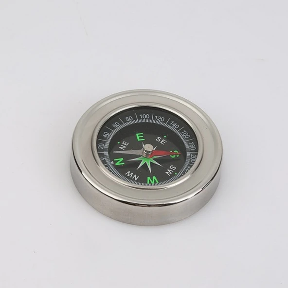 Yuvarlak Metal Kasa Dayanıklı Pusula 80mm ürün görseli 1