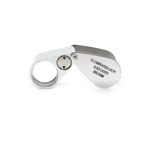 Kontrol Için Özel Kutulu Metal Işıklı Lup 30X21 ürün görseli 1
