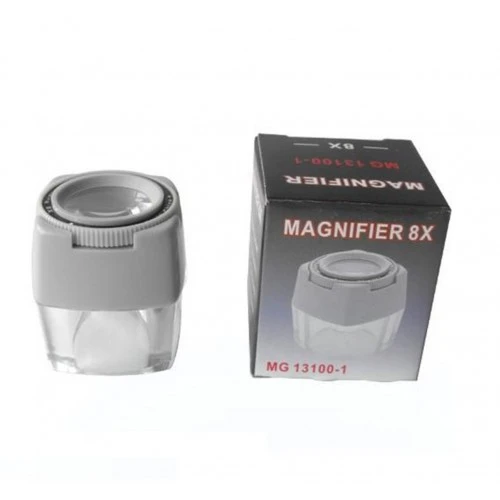 8X Odaklama Mini Cep Büyüteç Mg13100-1 ürün görseli 1