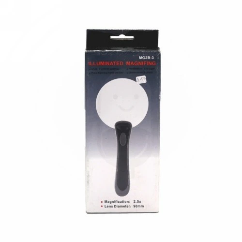 2 Led Işıklı 2.5X-90Mm Okuma Büyüteç - Resim 6