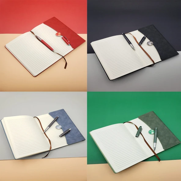 Kutulu Defter Kalem Set - Resim 2