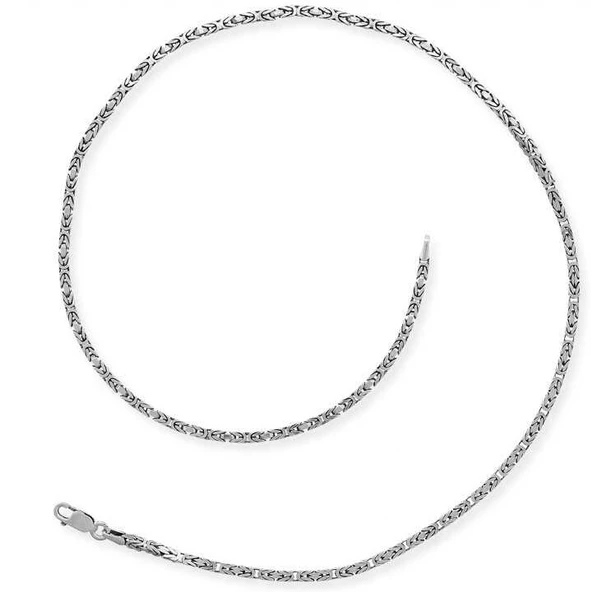 Gümüş Kral Zincir - 3 mm Köşeli ürün görseli 1