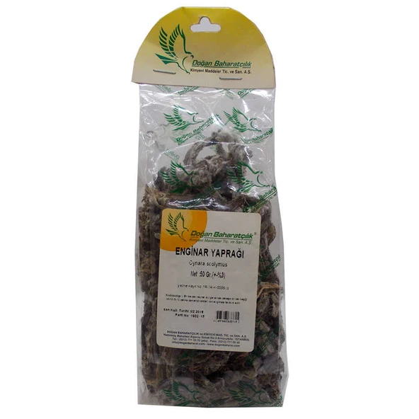 Doğal Enginar Yaprağı 50 Gr Paket ürün görseli 1