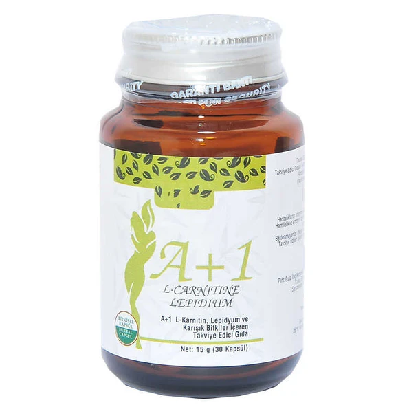 A1 L-Carnitine Lepidium Bitkisel 30 Kapsül - Resim 6