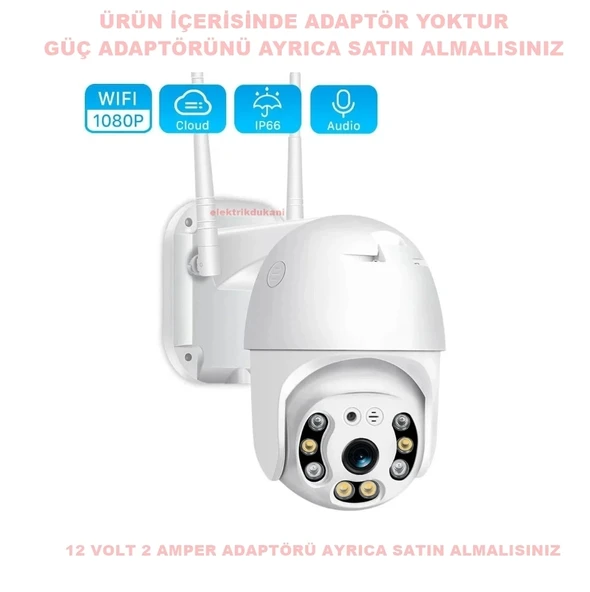 O-KAM Pro 3011 Wi-Fi PTZ 360? İç ve Dış Mekan Akıllı Kamera 3MP - 5MP IP66 ürün görseli 1