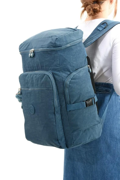 Unisex Dağcı Çantası Kamp Çantası Seyahat Çantası Hafif Klinkır Kumaş Outdoor Çanta 50*30 Cm ürün görseli 1