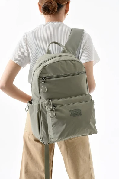 Unisex Sırt Çantası Paraşüt Kumaş Hafif Çok Cepli Yağmur İtici Kumaş 40*28 Cm 571 Collection ürün görseli 1