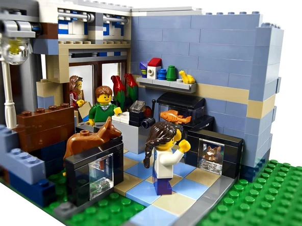 LEGO 10218  Creator Expert Pet Shop - Resim 4