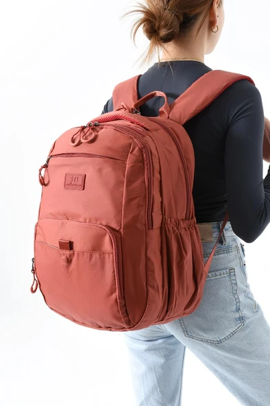 Unisex Sırt Çantası Paraşüt Kumaş Hafif Çok Cepli Yağmur İtici Kumaş 42*28 Cm 571 Collection ürün görseli 1