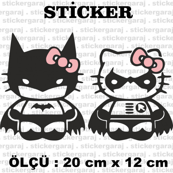 Baby yarasa çocuk 2 adet sticker - Araba motosiklet kask buzdolabı cam otomobil atv laptop tablet duvar stickerı ürün görseli 1