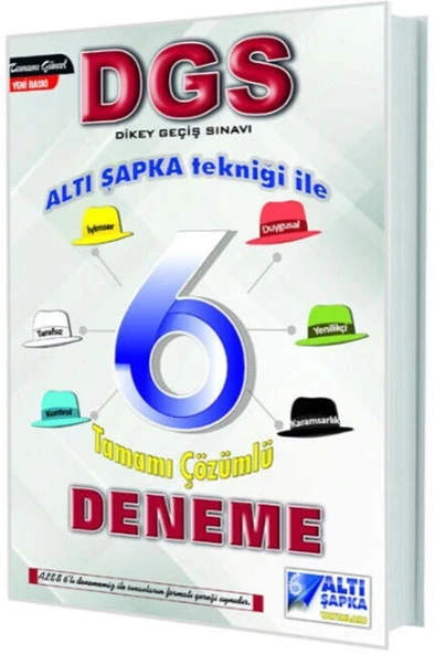 DGS 6 Deneme Altı Şapka Yayınları ürün görseli 1