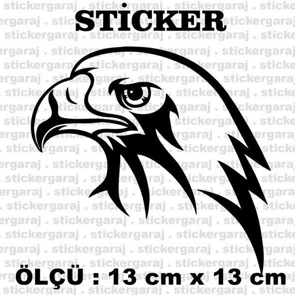 Saldıran kış gaga 2 adet sticker - Araba motosiklet kask buzdolabı cam otomobil atv laptop tablet duvar stickerı ürün görseli 1