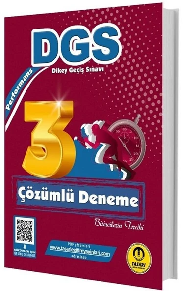 DGS Performans Çözümlü 3 Deneme Tasarı Yayınları ürün görseli 1