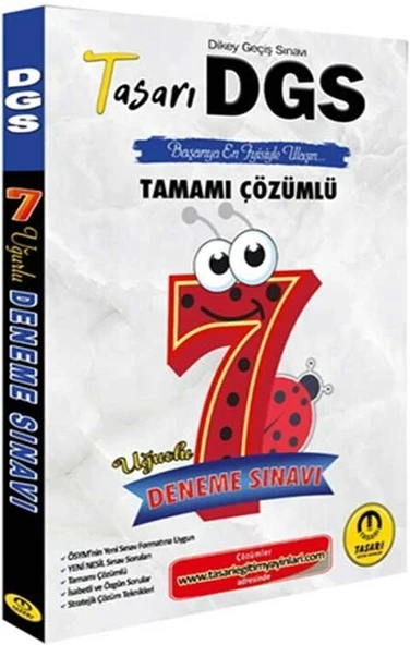 DGS 7 Uğurlu Çözümlü Deneme Tasarı Yayınları ürün görseli 1