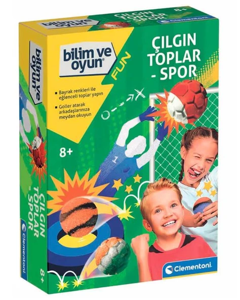 Clementoni Bilim ve Oyun Çılgın Toplar Spor 64323 ürün görseli 1