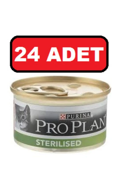 Pro Plan Sterilised Ton Ve Somon Kısırlaştırılmış Kedi Konservesi 24x85 Gr ürün görseli 1