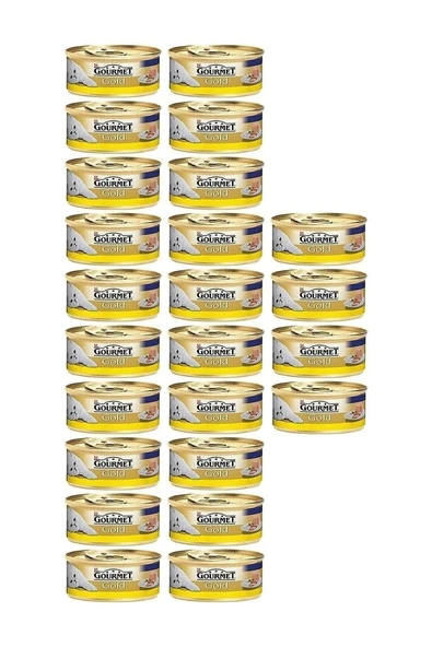 Gourmet Gold Kıyılmış Tavuklu Yaş Kedi Maması 85 gr X 24 Adet ürün görseli 1