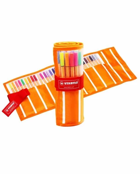 Stabilo Fineliner 25+5 Çantalı Kalem Seti - Resim 2