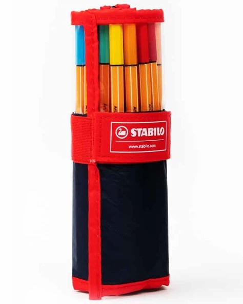 Stabilo Fineliner 25li Çantalı Kalem Seti ürün görseli 1