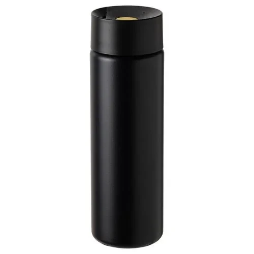 IKEA Undersöka Termos Siyah 21 Cm  0.4 Lt Matara Seyahat Kupası ürün görseli 1