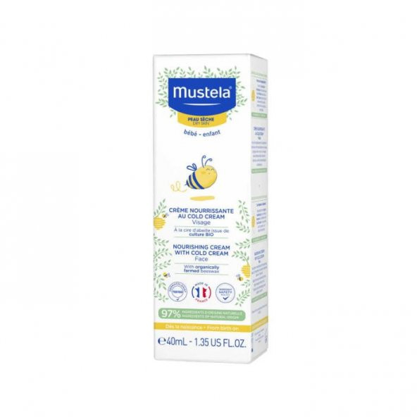 Mustela Cold Cream İçeren Besleyici Yüz Kremi 40 ml ürün görseli 1