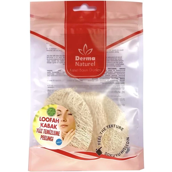 Derma Naturel Loofah Yüz Temizleme (Sivilce ve Siyah Noklar için) Peeling MS-06 ürün görseli 1