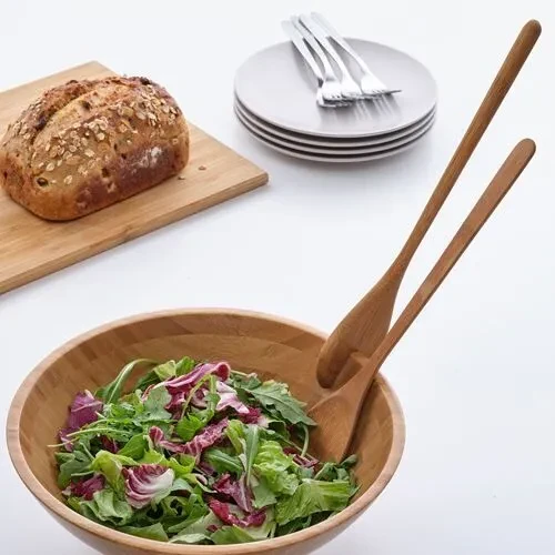 IKEA Gronsaker Servis Kaşığı Bambu 2 Adet - Resim 4