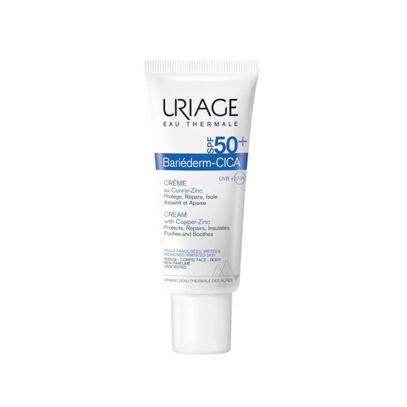 Uriage Bariederm CİCA SPF50 Onarıcı Bakım Kremi 40 ml ürün görseli 1