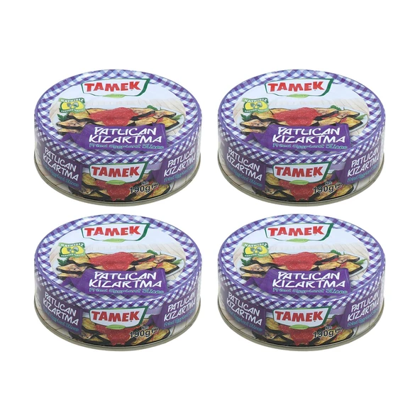 Tamek Patlıcan Kızartma 190 gr x 4 Adet ürün görseli 1