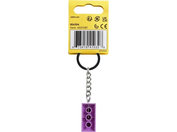 LEGO 854304 Medium Lavender Key Chain - Resim 2